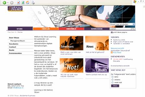 afbeelding: Stoas Homepage